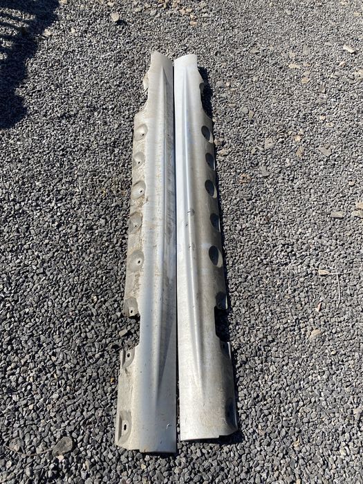 Nakładki na progi listwy progowe bmw e46 coupé cabrio titansilber