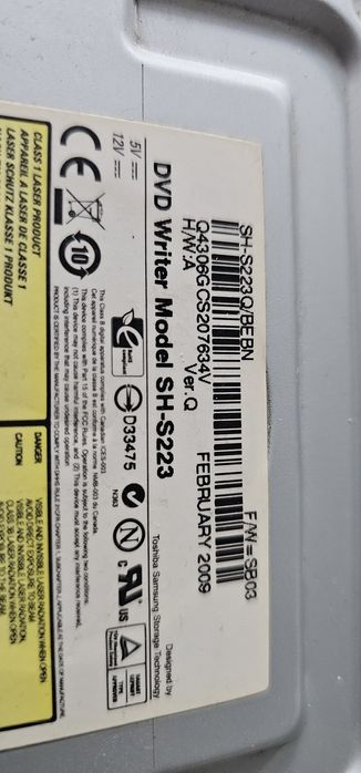 nagrywarka CD/DVD light scribe SH-S223