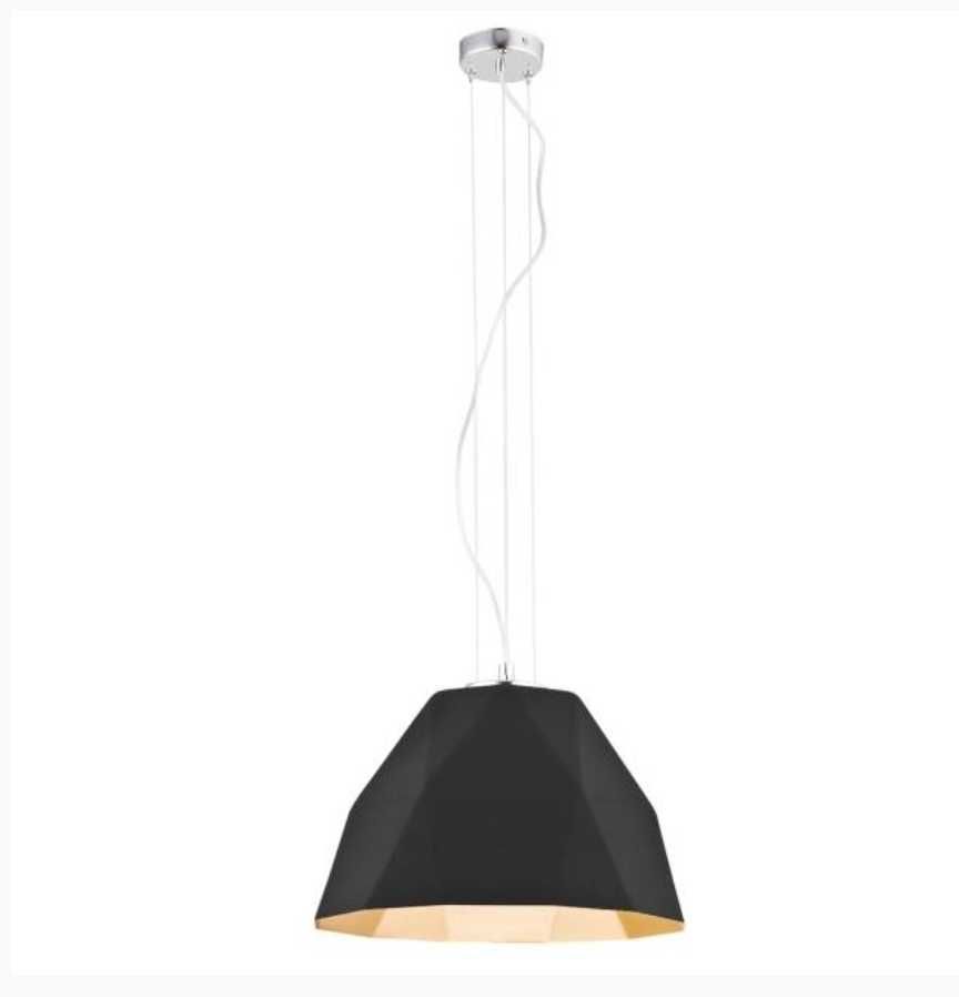 Lampa BARBADOS MAXI 3426 Argon, czarna ze złotym