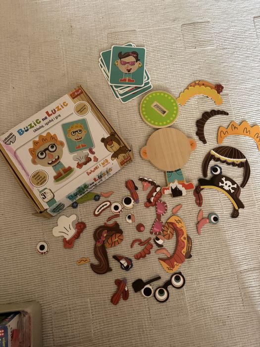 Zabawki edukacyjne puzzle magnetyczne kregle golf drewniane peppa elsa