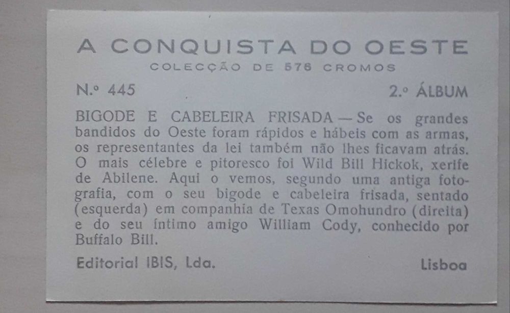 Cromos A Conquista do Oeste (1959)