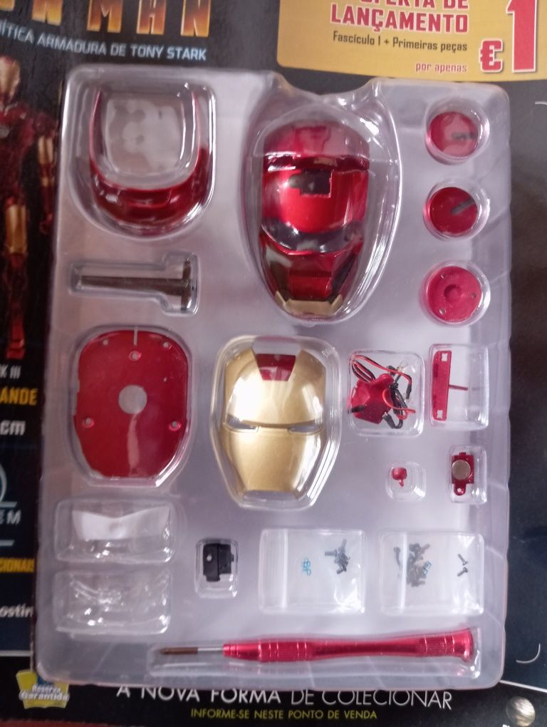 Iron man fascículo 1 primeiras peças