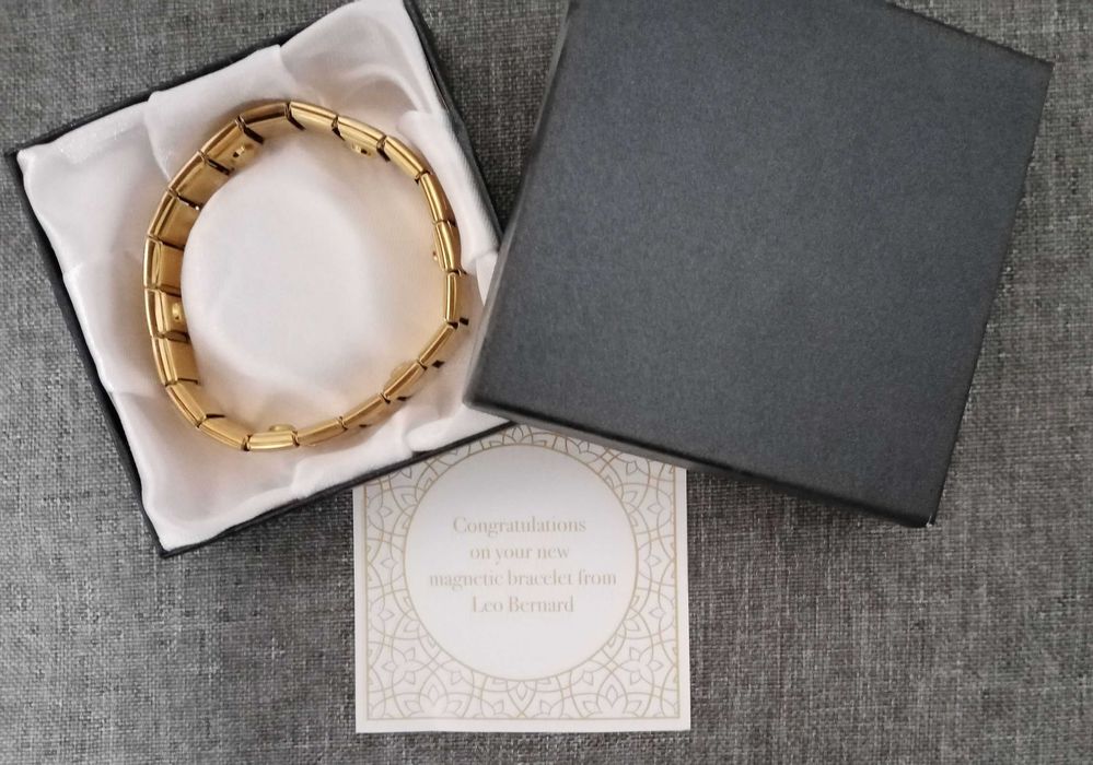 bransoletka magnetyczna Leo Bernard - nowa