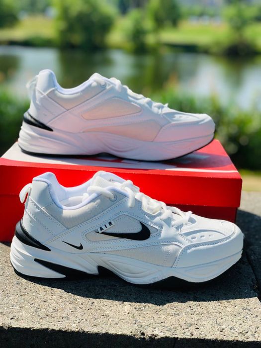 Nike M2K Tekno Monarch white black кроссовки мужские найк монарх