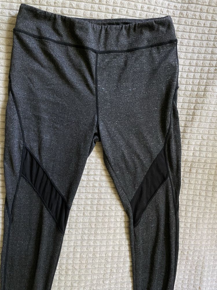 czarne legginsy dla kobiety, L