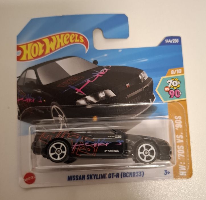 Hot Wheels - Nissan Skyline GTR (BCNR33) Preto