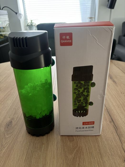 Filtr fluidyzacyjny, napowietrzający do akwarium NOWY