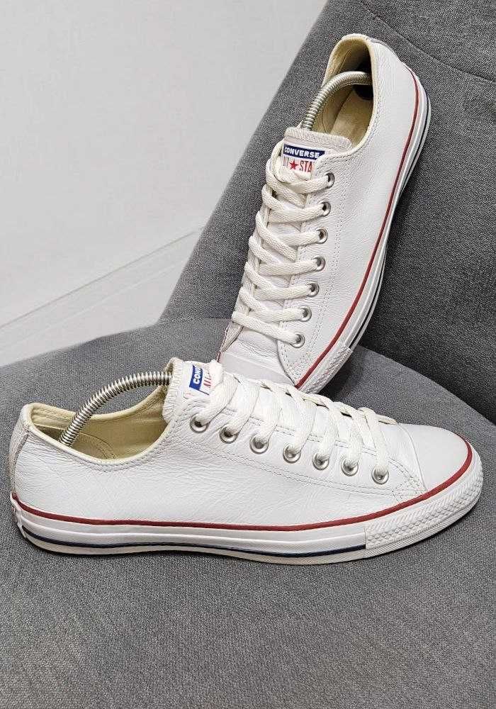 Кожаные белые кеды Converse, р. 44