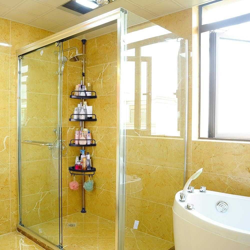 Nowa półka łazienkowa/ teleskopowa/narożna/ 255-310cm/ BAOYOUNI !1568!