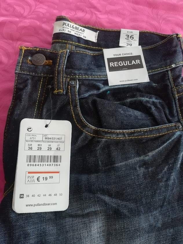 Calças rapaz pull&bear