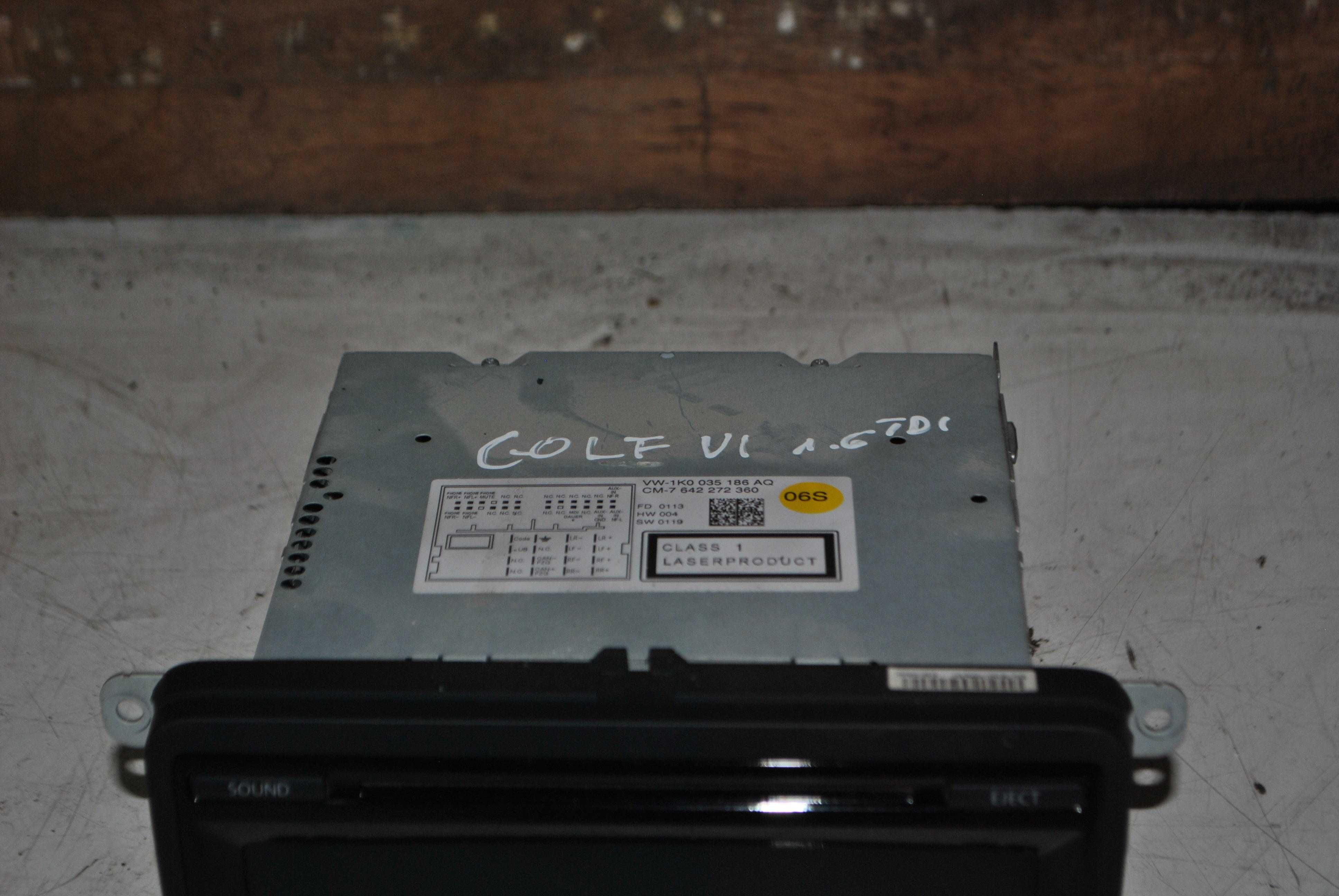 Radio fabryczne Vw golf 6