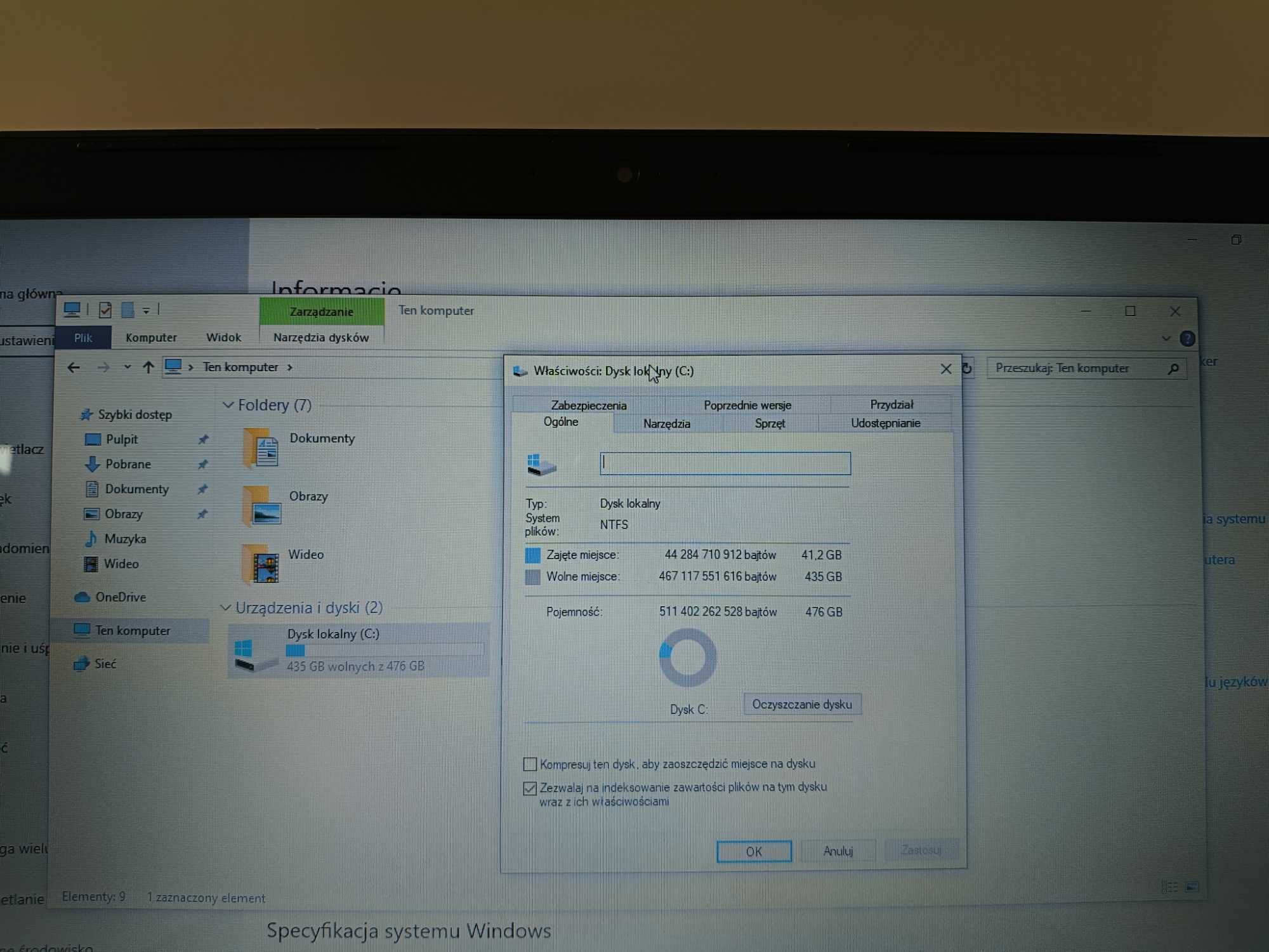 DELL Inspirion 5567, RAM 16 GB, SSD 500 GB GOODRAM - 5 lat gwarancji