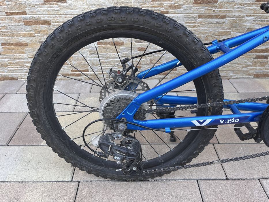 Велосипед Vento Tornado 20 для хлопчика, 7 швидкостей. Зріст 115-135см