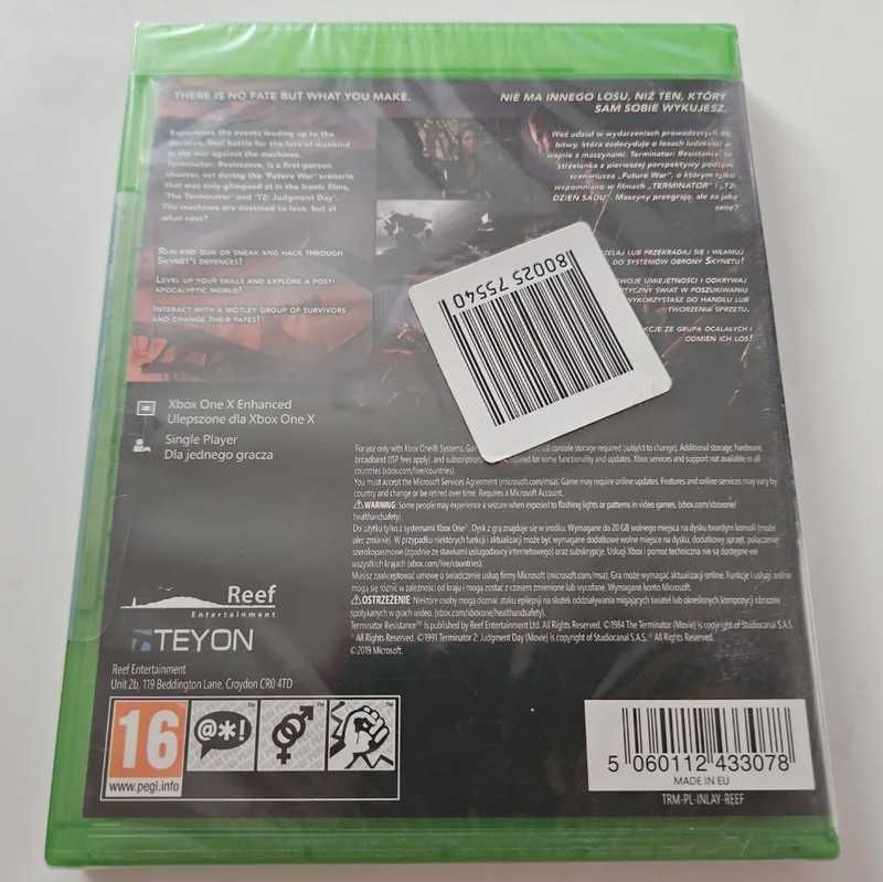 Terminator Resistance - Xbox One / Series X I Nowa