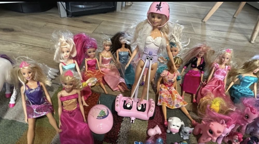 Lalki barbie, enchantimals, kucyki pony, bobasy, kookyloos