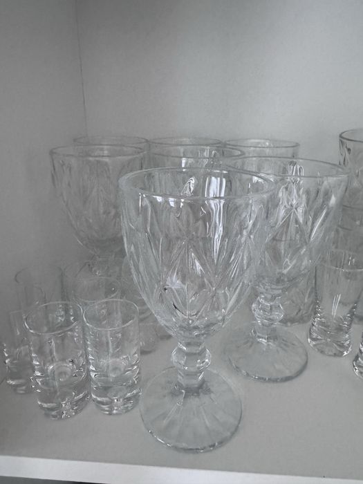 Zestaw 7 kieliszków do wina, kieliszek do wina Homla kryształ