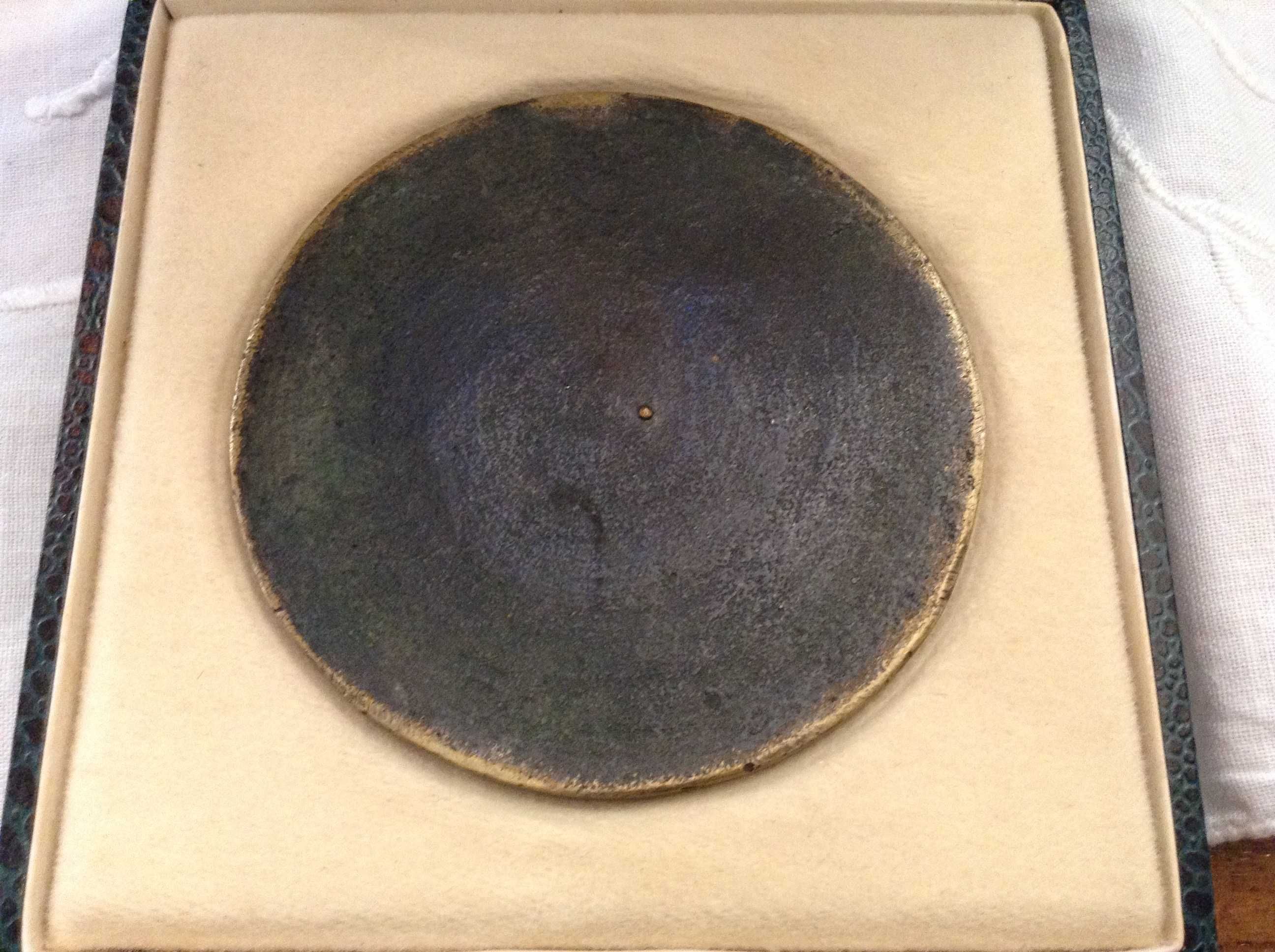 Medalha em Bronze 1788 SIT NOMEN DOMINIT BENEDICTUM com caixa