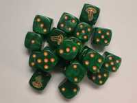 8 x mesbg lotr custom dice set, fellowship, kostki D6