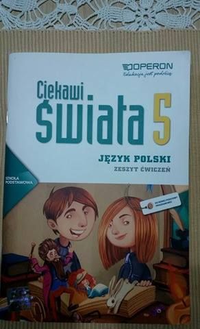 Ciekawi świata. Zeszyt ćwiczeń do polskiego. Klasa 5. Operon.Nowe