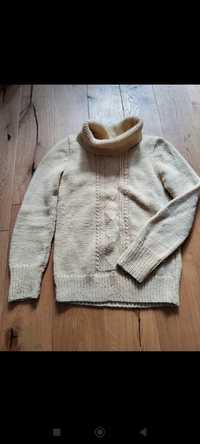 Sweter handmade (wykonany na drutach)