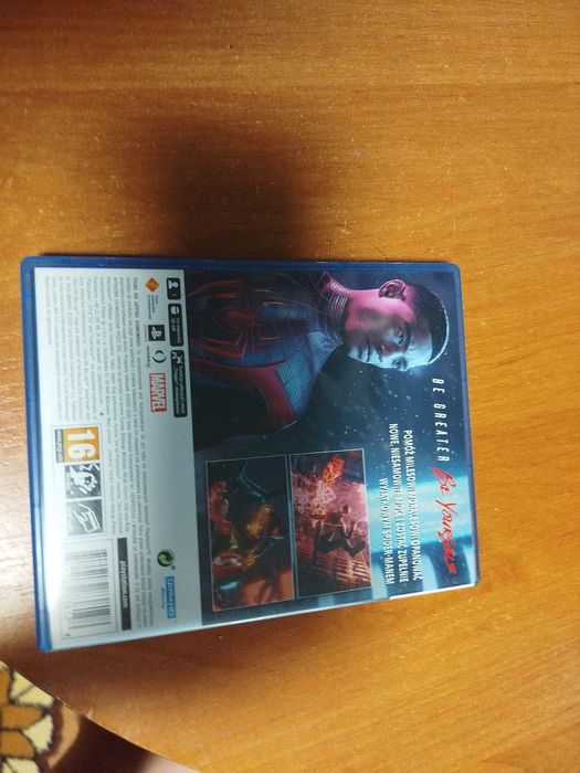 Диск spider man miles morales playstation 5