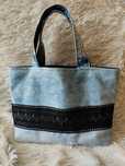 Jeansowa torebka handmade z recyklingu