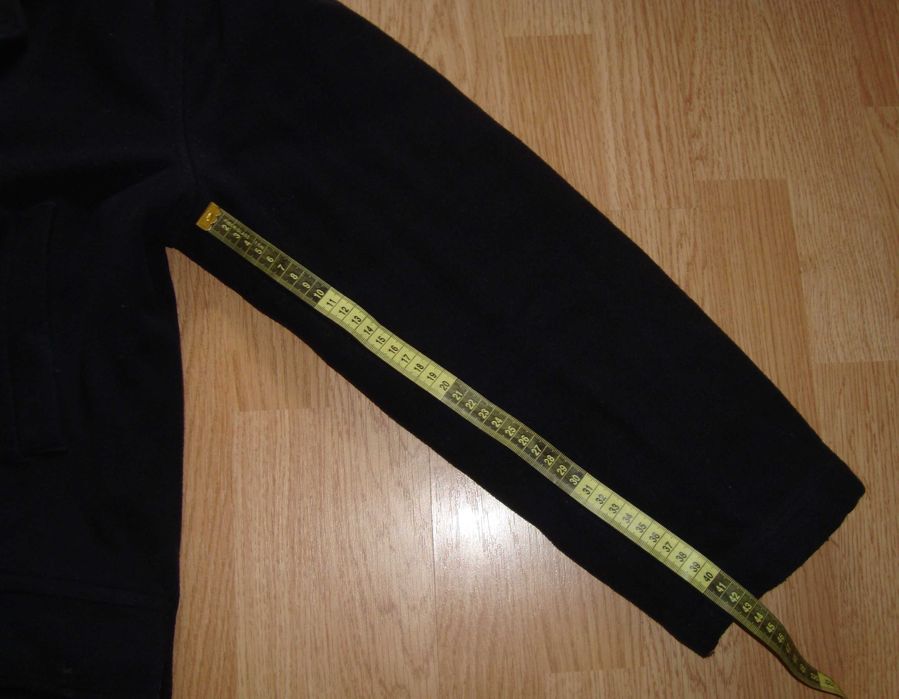 Полупальто, Navy, чоловічий бушлат,  двобортний, вовняний 2ХL (52-54)