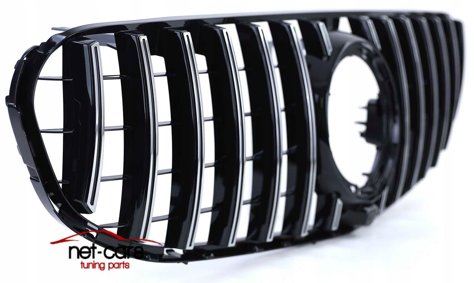 Grill MERCEDES GLC X253 C253 19- Panamericana czarny połysk chrom