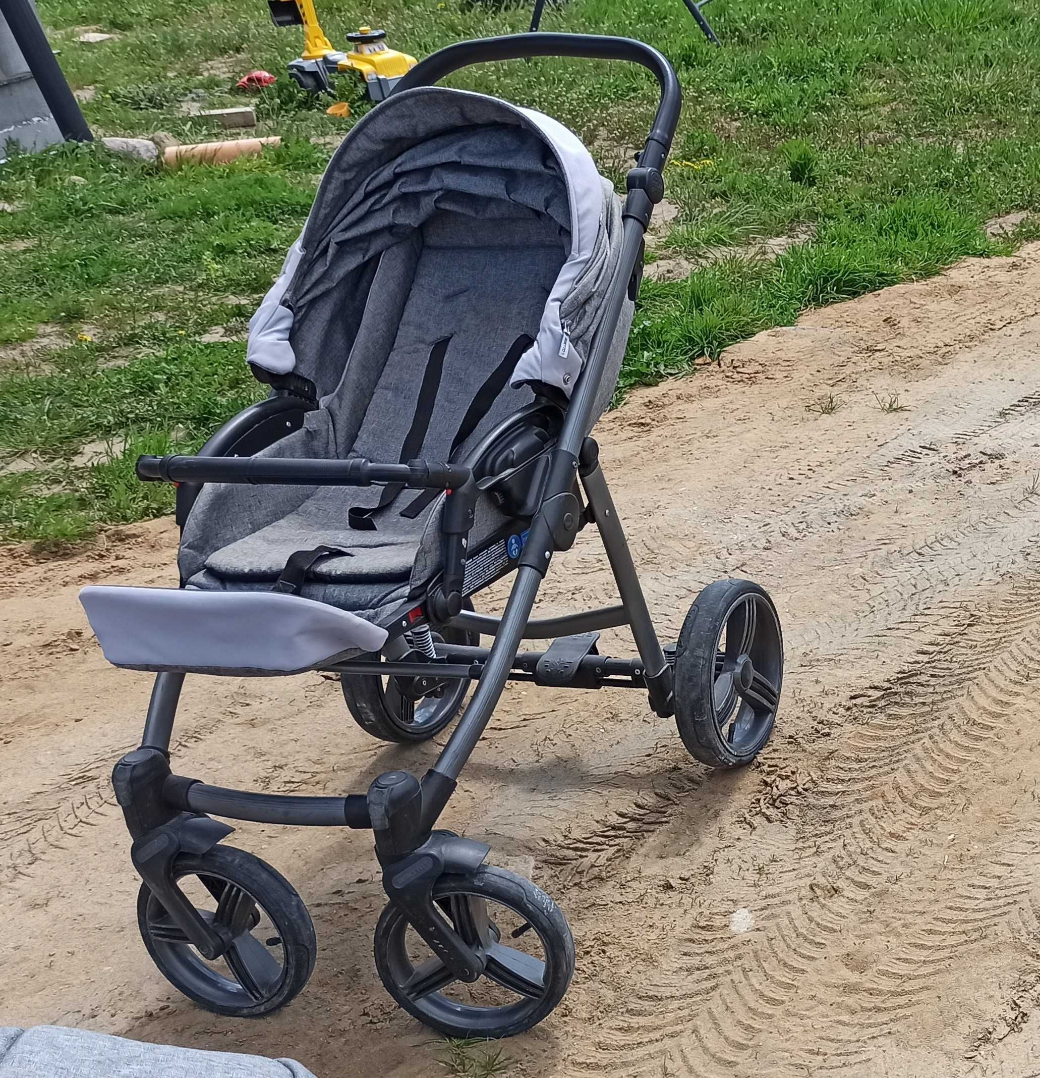 wózek 2w1 gondolka i spacerówka Bebetto zadbany, czysty