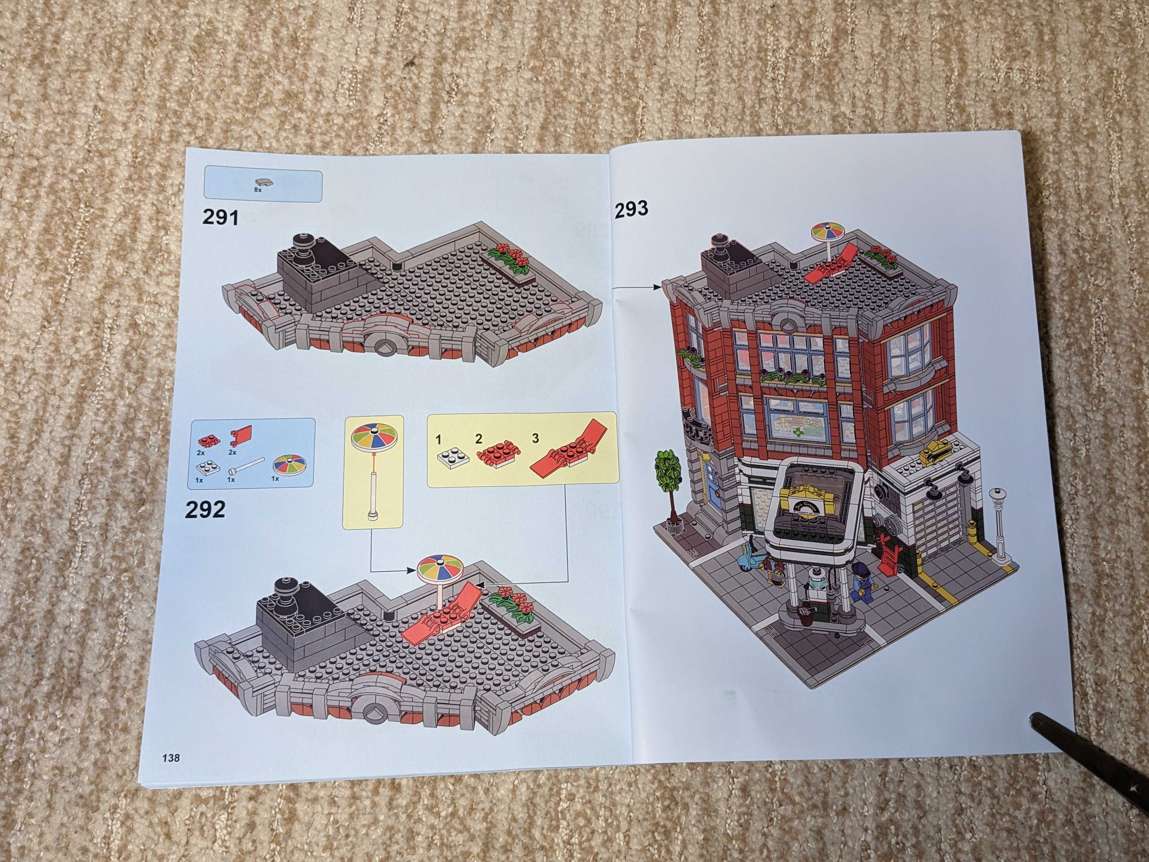 Конструктор 1в1 Lego Creator 10264 - гараж на углу на 2569 деталей