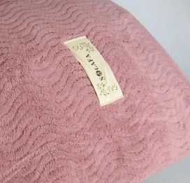 Рушник банний  рожеве, Solafa рушники 140*70  мікрофібра  з петелькою