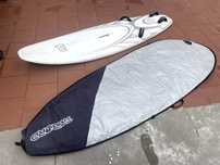 Prancha windsurf Mistral Slalom SL em carbono, ult leve + Saco Tribord