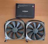 2 Ventoinhas Noctua NF-P14S Redux 140mm + Kit anti-vibração
