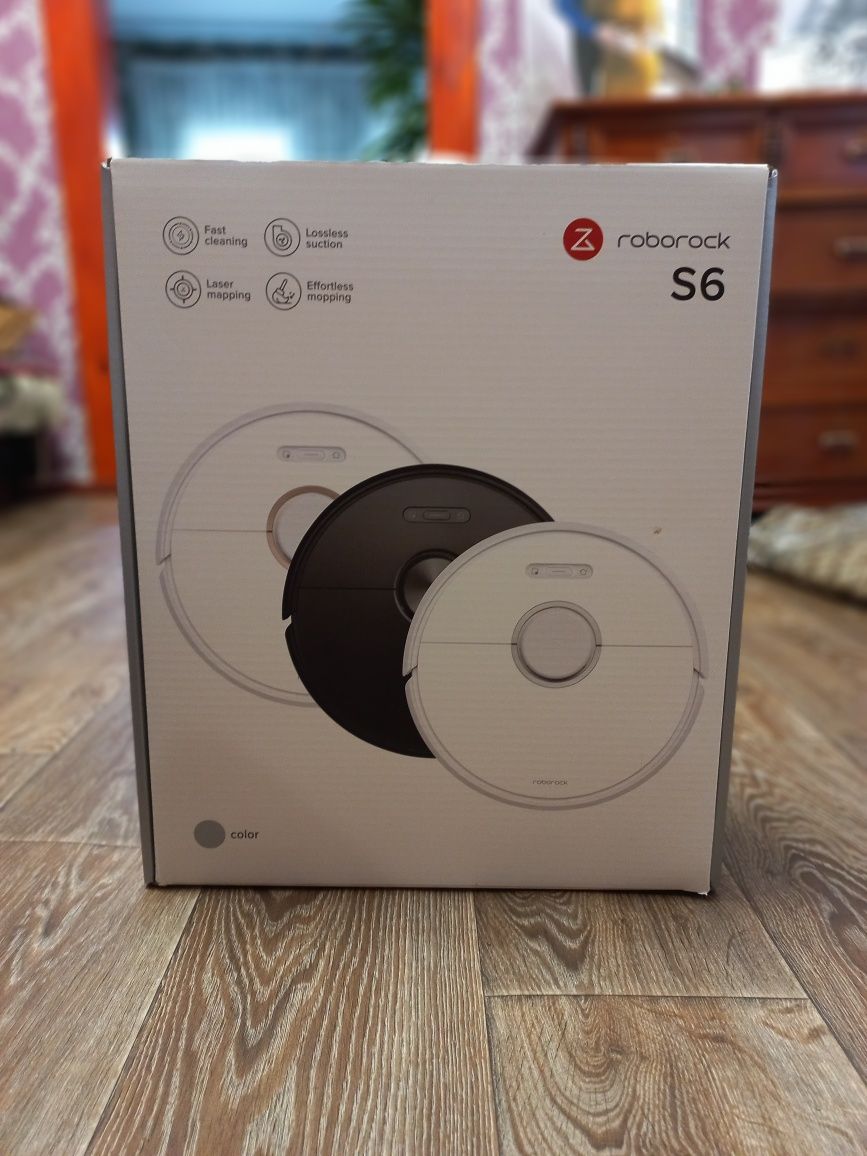 Робот пылесос Xiaomi Roborock S6  White