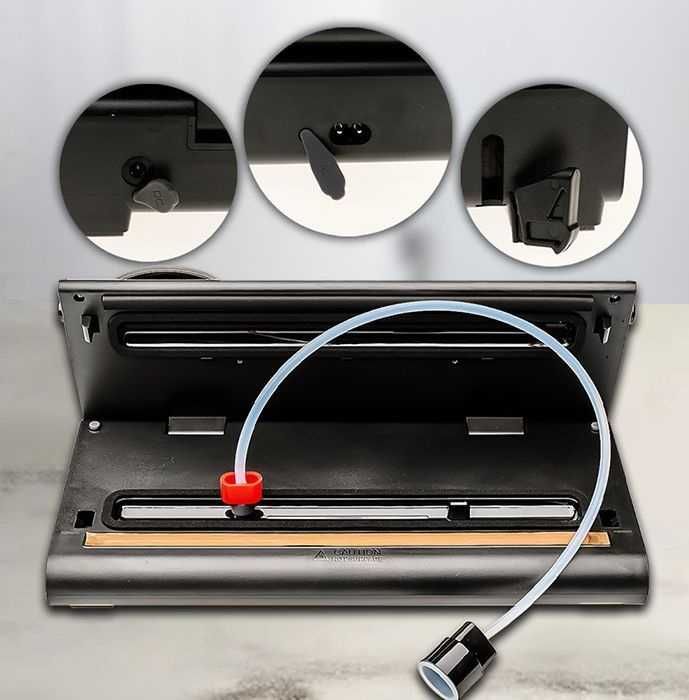 Вакууматор для дома Пакувальний апарат + ваги 5 пак.9 рул. Ruhhy 22533