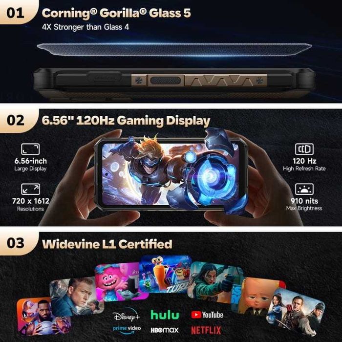 Ulefone Armor X16 Pro 5G 8GB/256GB IP69K 2.4GHz