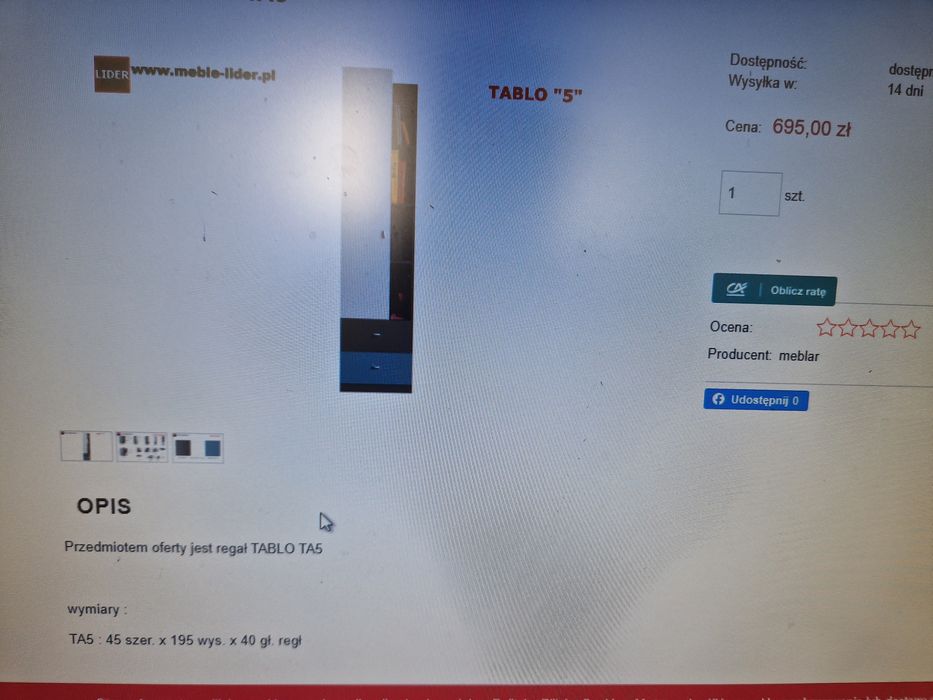 Zestaw mebli młodzieżowych