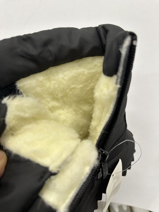 Дутики зимові на овчині 26-32, чорні дутіки черевики, легкі ботинки