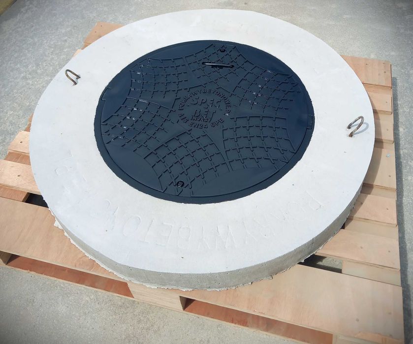 Najazdowa Pokrywa Betonowa do 5 ton 105/120/140cmWŁAZ zamykany Wysyłka