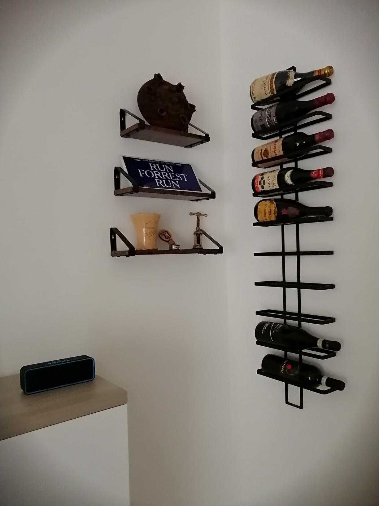 Kwietnik dekoracja ścienna loft 3 sztuki rustykalne zestaw
