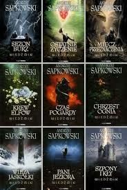 Wiedźmin Andrzej Sapkowski 1-9 saga komplet zestaw Nowe