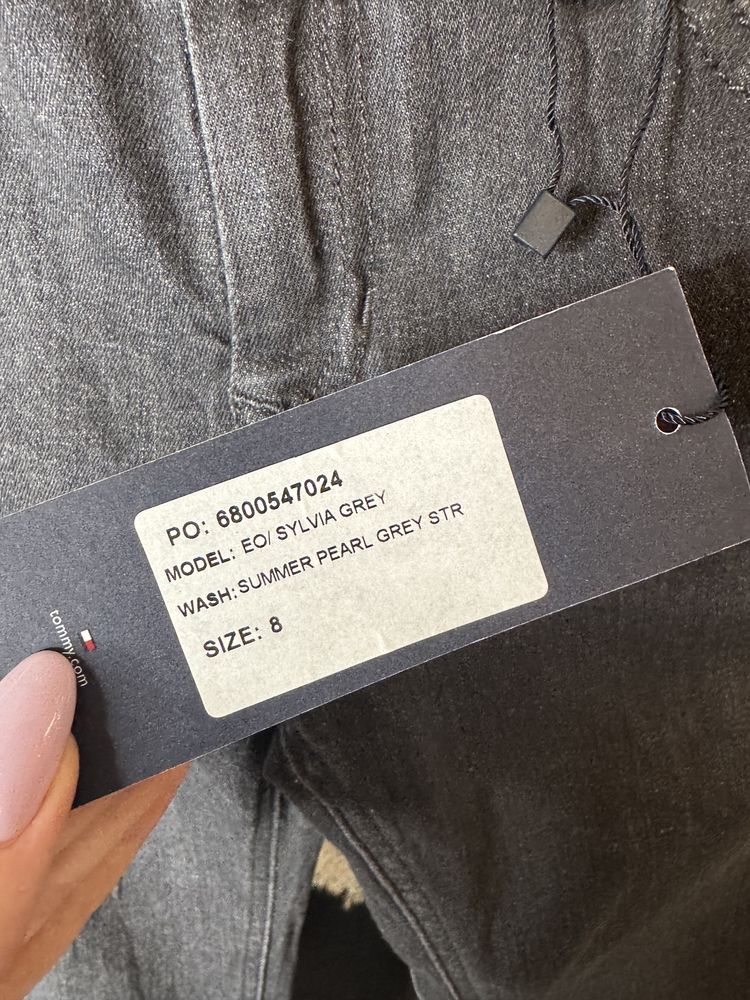 We jeansy proste tommy hilfiger 128