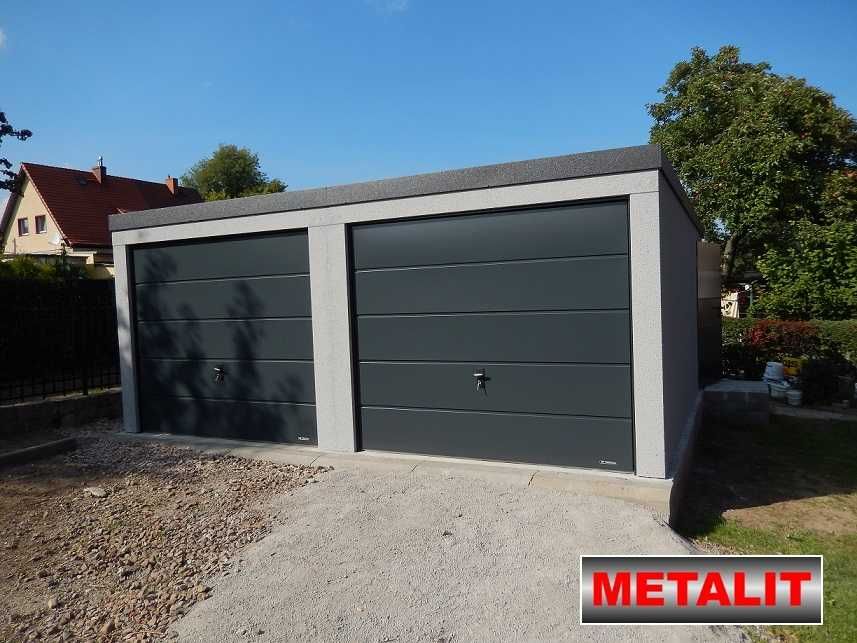 Garaż tynkowany Garaże Tynkowane Blaszane Blaszak Blaszany altanka Dom