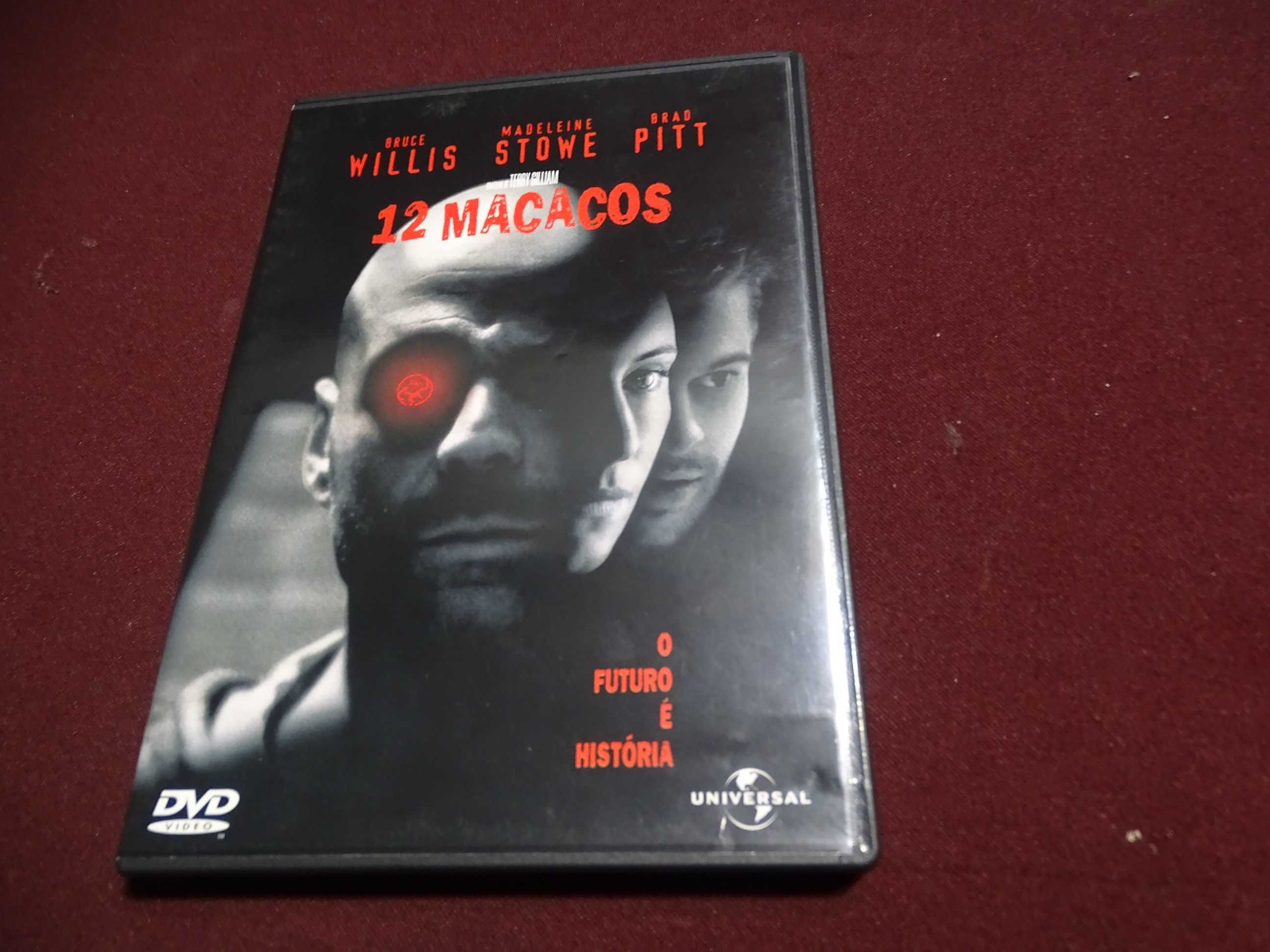 DVD-12 macacos-Bruce Willis/Brad Pitt