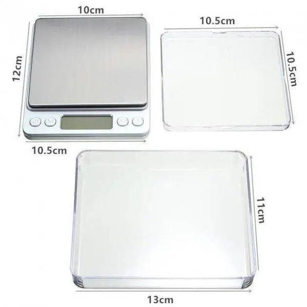 Электронные весы Domotec MS 1729B 500g/0.01 для взвешивания с дисплеем