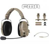 Активні навушники військові‼️ Гарнітура FMA AMP Ops-Core Койот