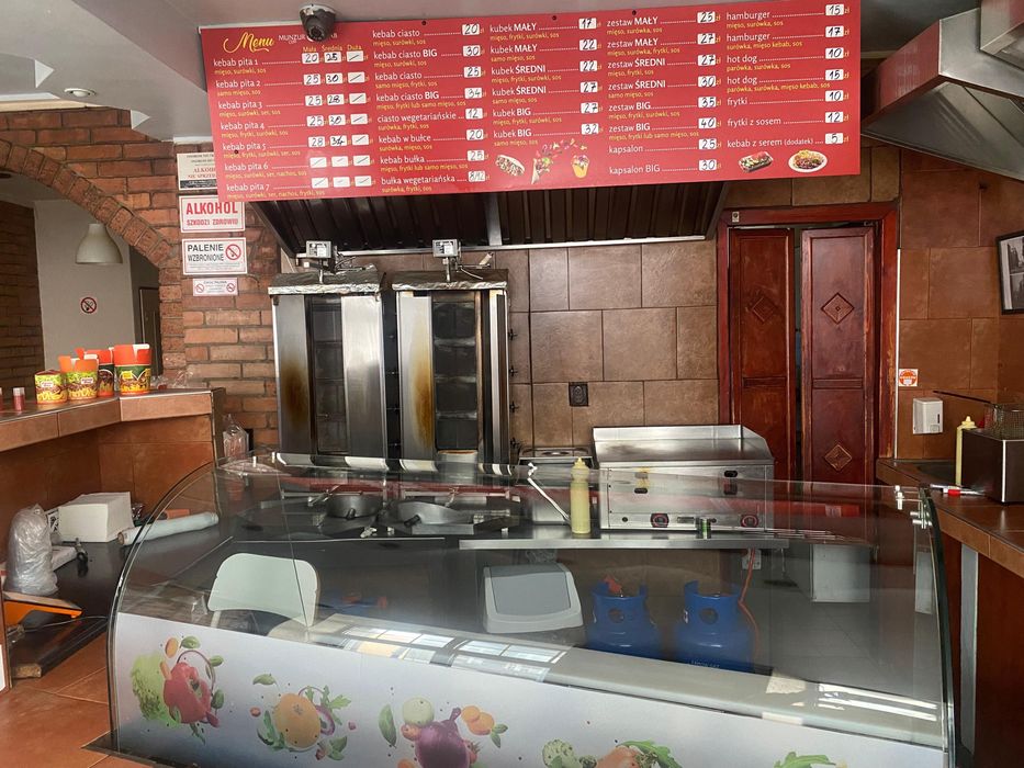 Gotowy lokal typu kebab, Będzin –pełne wyposażenie – startuj od zaraz!