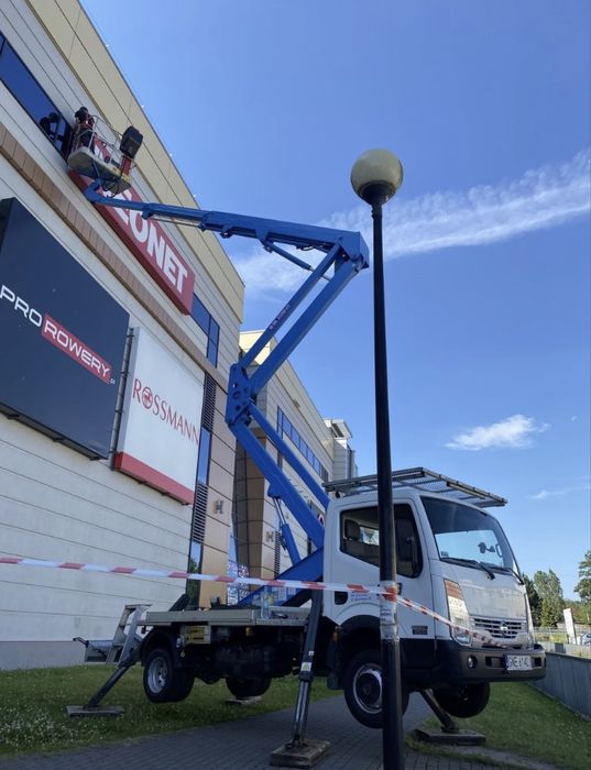 Podnosnik koszowy nissan cabstar 22 m