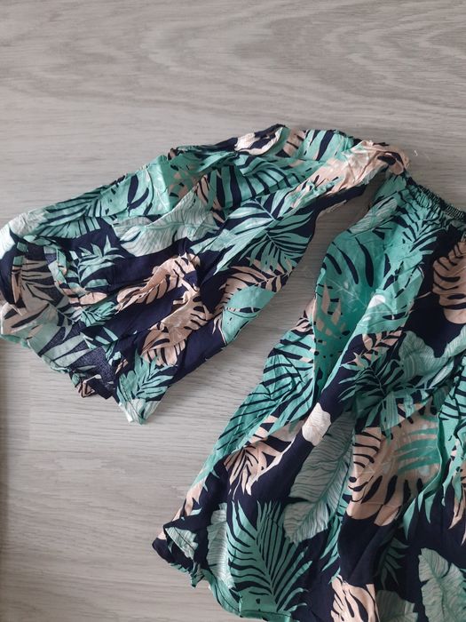 Crop top bluzka hiszpanka na gumce S/M