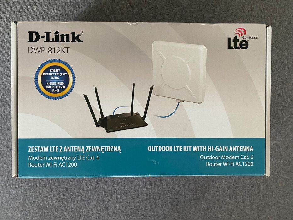 Router D-Link DWP-812KT 2.4/5 GHz z anteną (LTE)